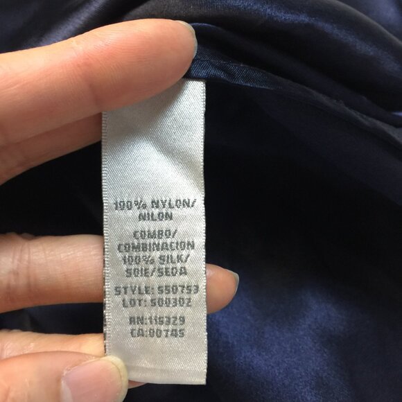 Badgley Mishka Strapless Party Dress Size 10 Womans Black Polka Dot Embellished - Picture 14 of 15